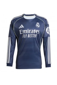 Real Madrid Voetbaltruitje Uit tenue 2025-26 Lange Mouw